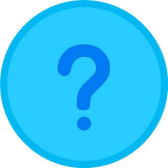 Icon of a question mark symbol, representing uncertainty or inquiry.