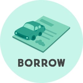 a car and loan papers