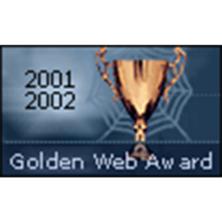 Golden Web Award 2002: Celebrating excellence in web design and innovation.