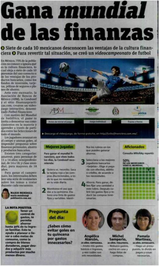 Gana Mundial de las finanzas 